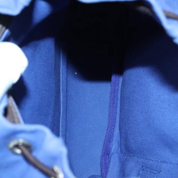 PRADA Backpack Canvas Blue - Picture 11 of 16